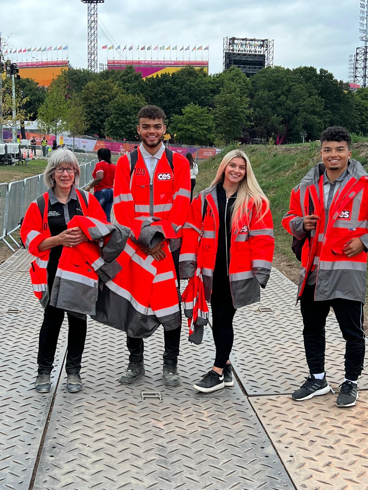 CES event stewards on site