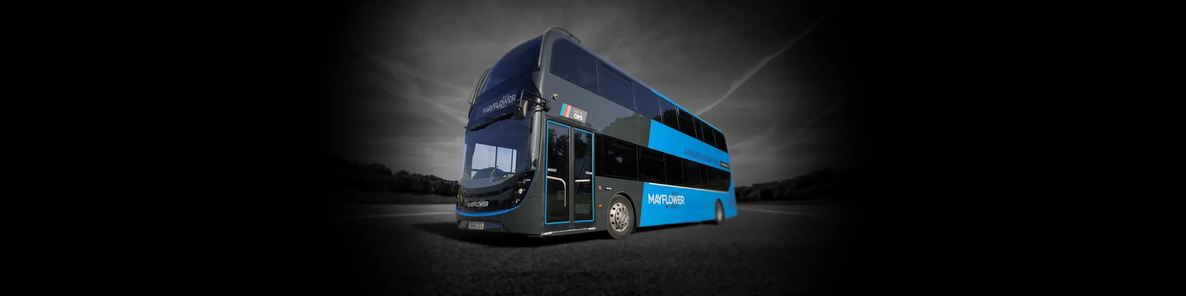 Mayflower double deck bus